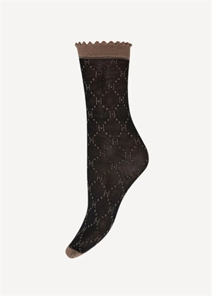 Hype The Detail logo sock Black/Taupe